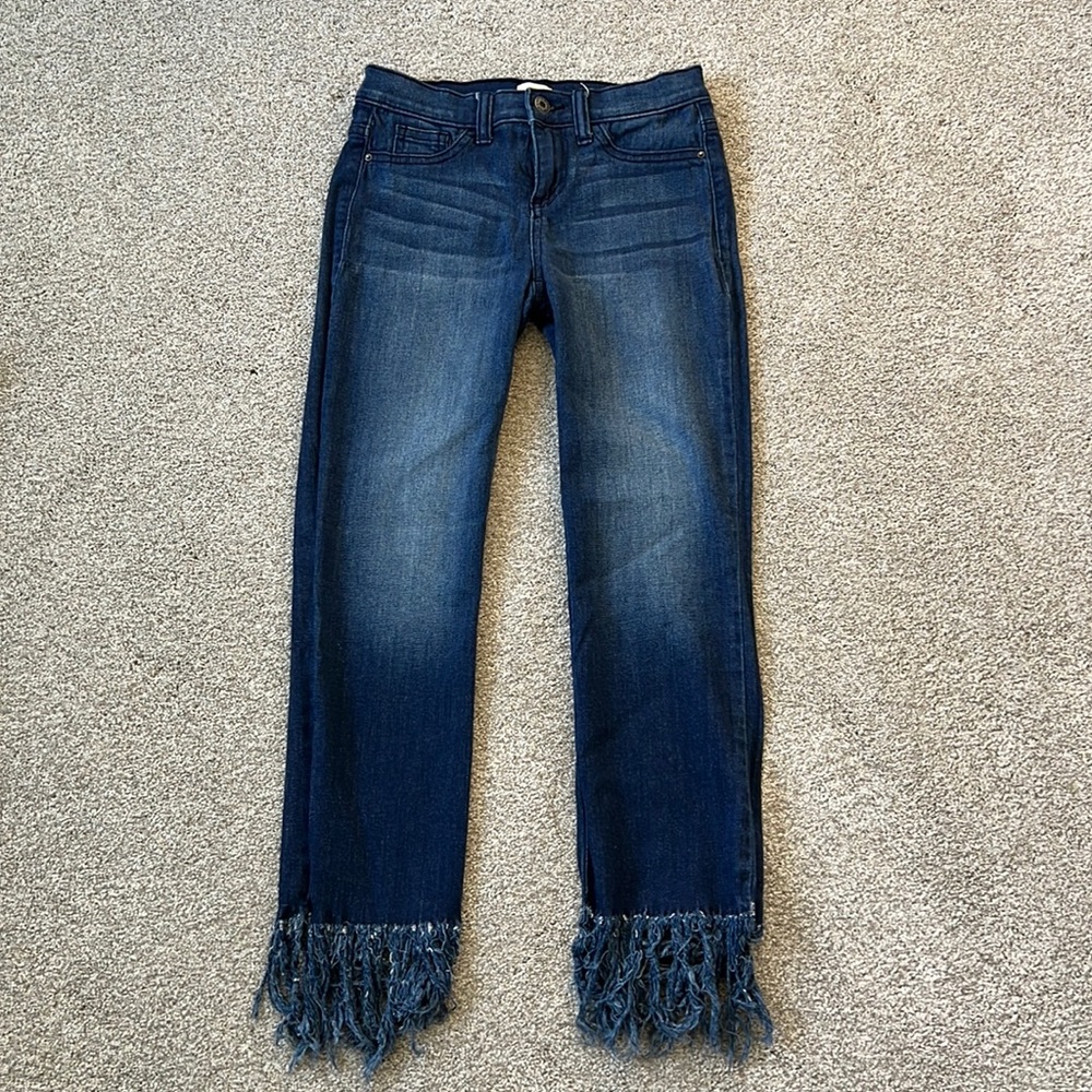 Frayed Skinny Jeans